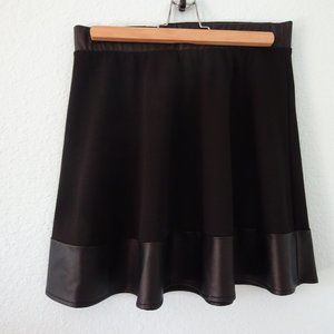 Black Leather skirt